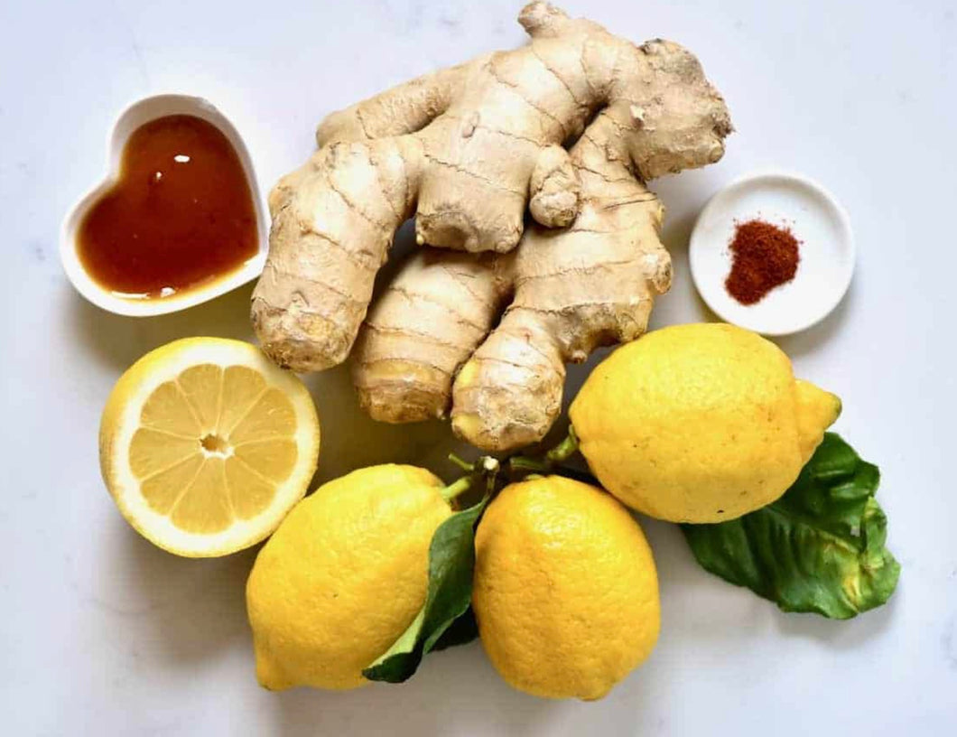 Lemon Ginger Immunity Shots
